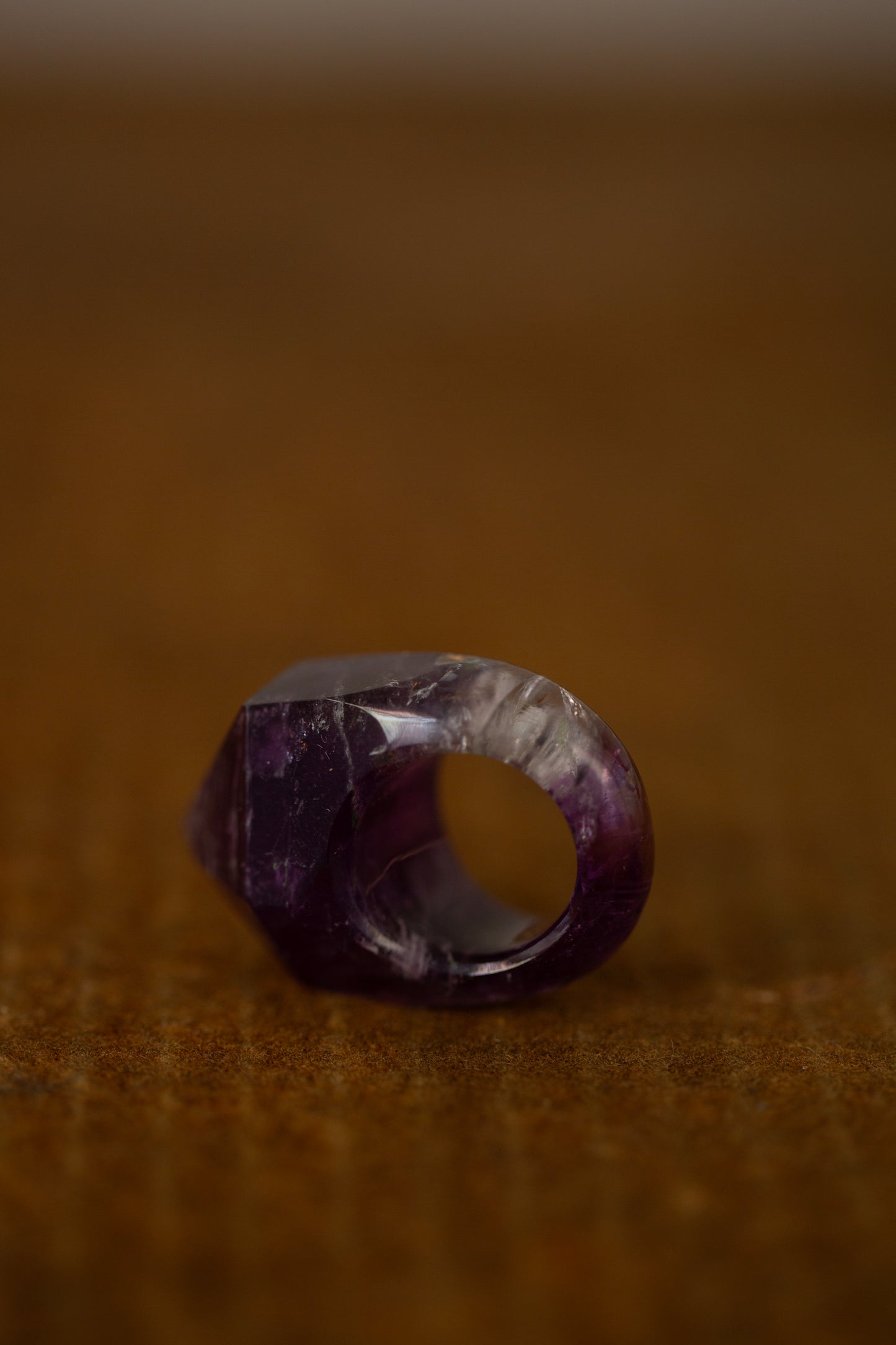 amethyst point ring #9