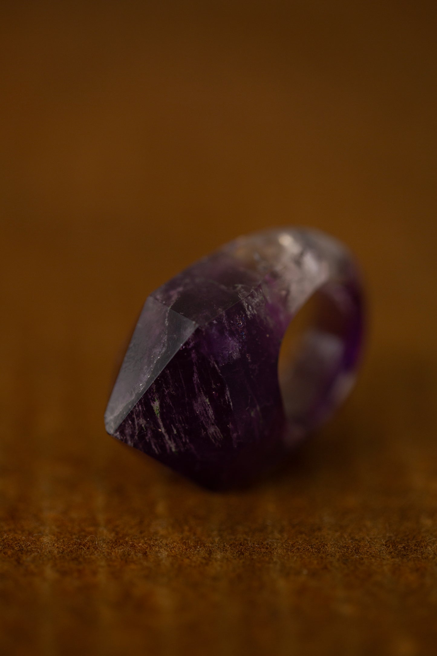 amethyst point ring #9