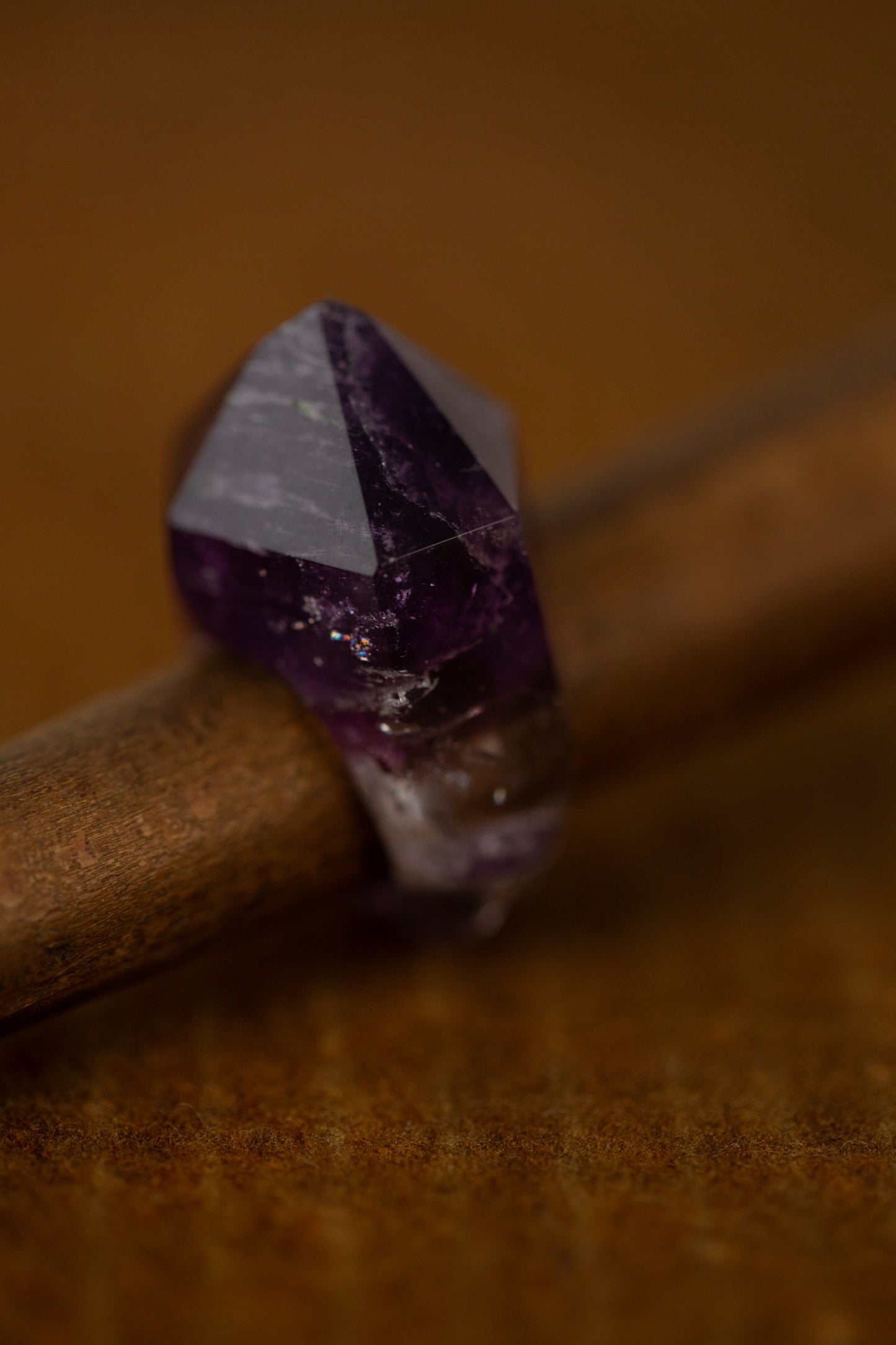 amethyst point ring #9