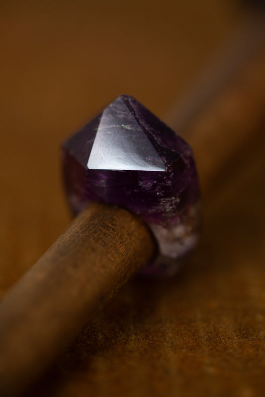 amethyst point ring #9