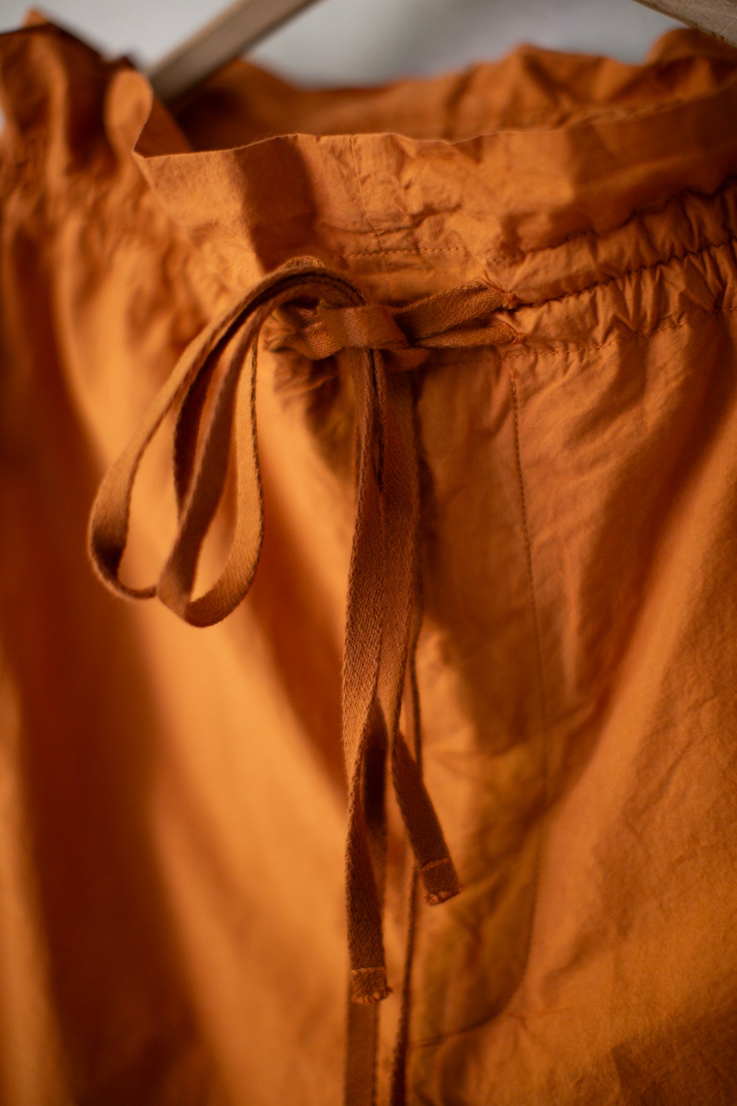 Rust yellow air forming pants