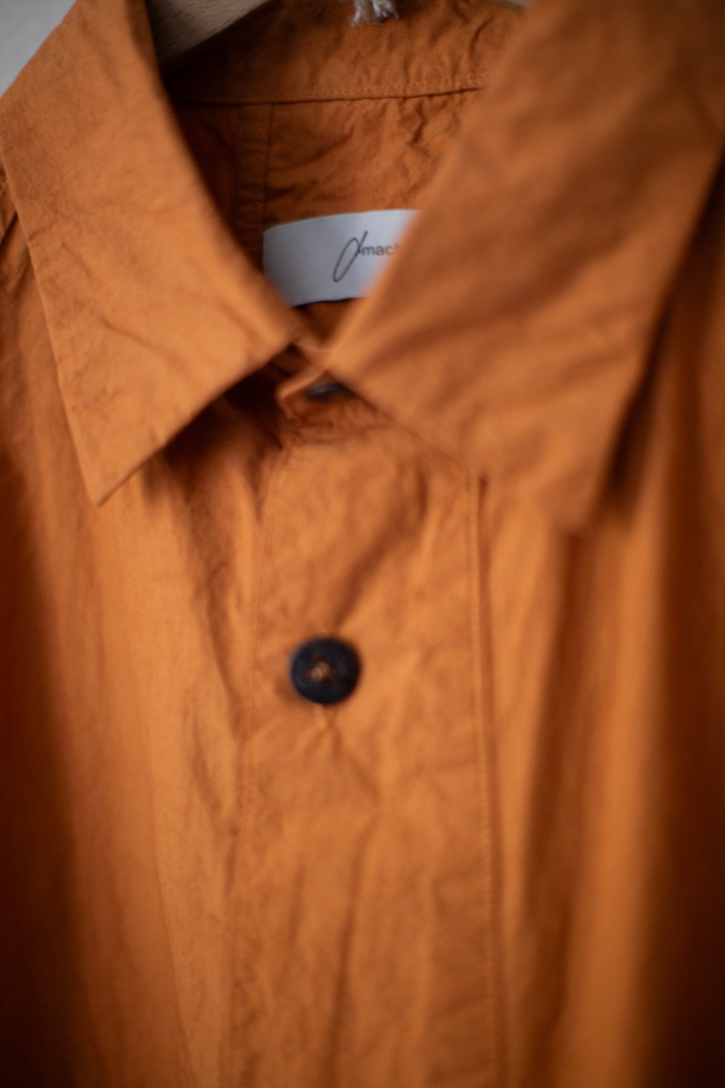 Rust yellow panel shirt