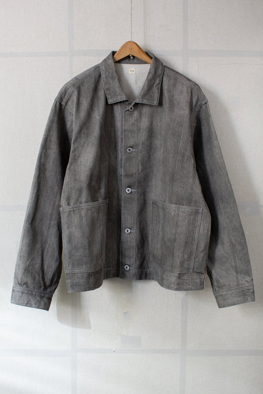 Hand drawn sumi coverall jacket