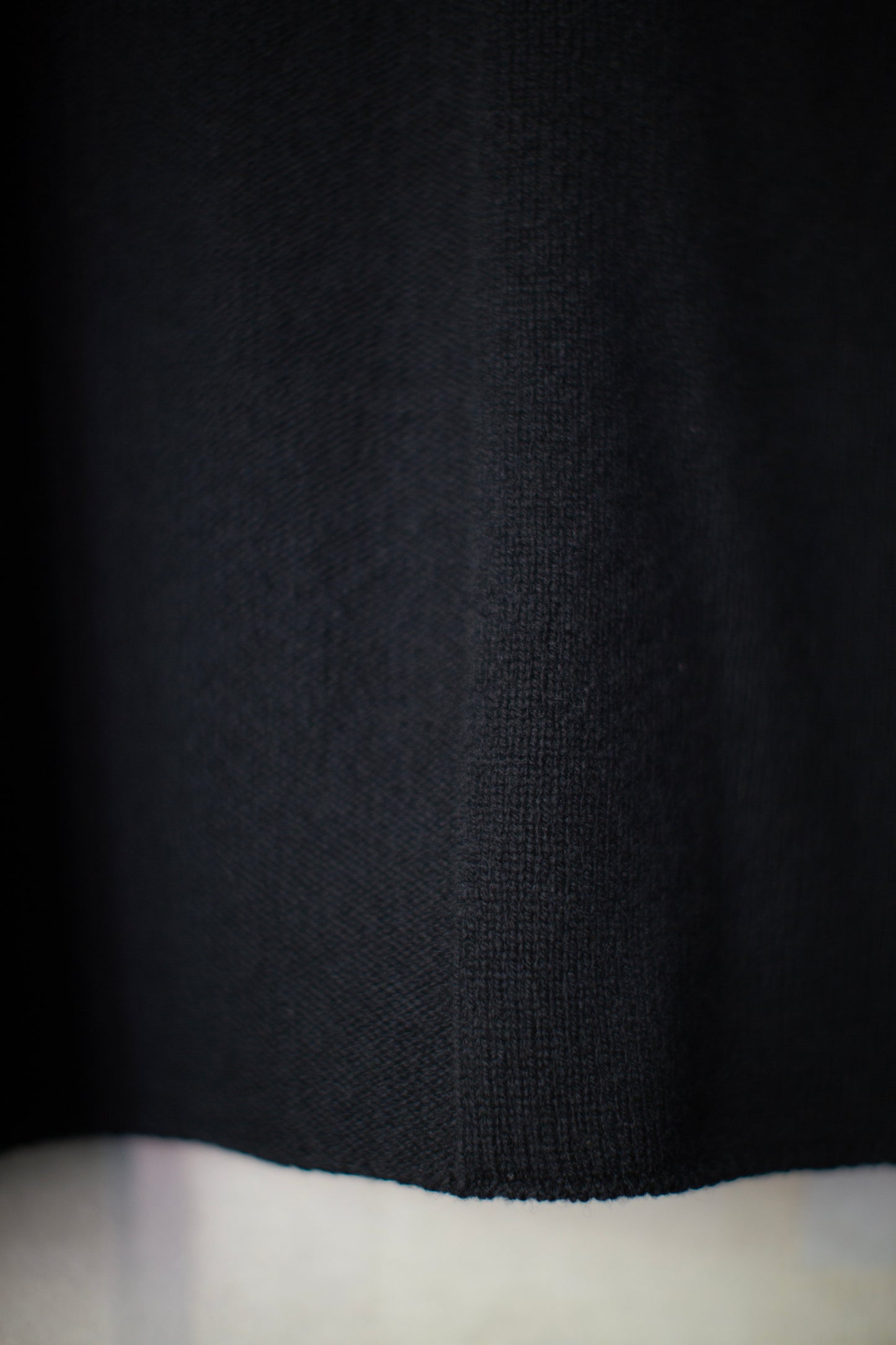 Black crew neck pullover