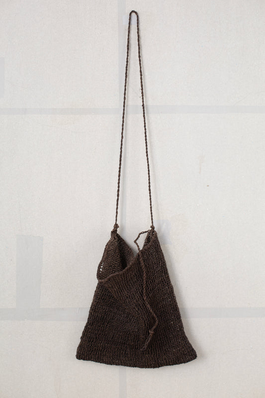 small hemp bag kaki shibu