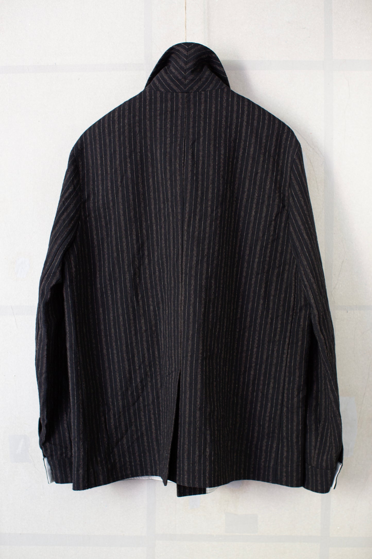 Black striped work jacket