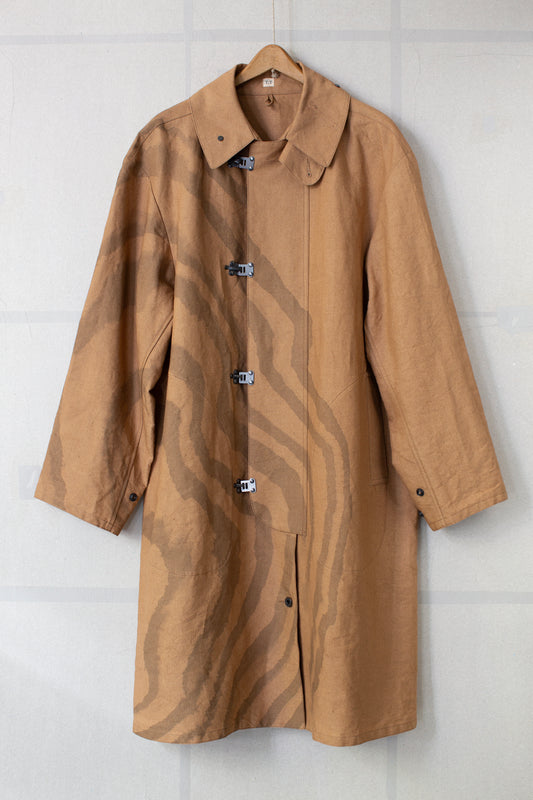 Kakishibu Suminagashi M-1918 Rain Coat