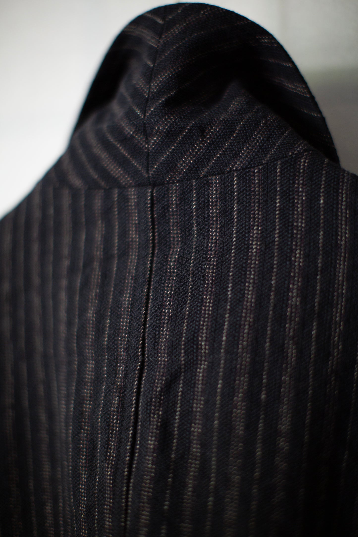 Black striped work jacket