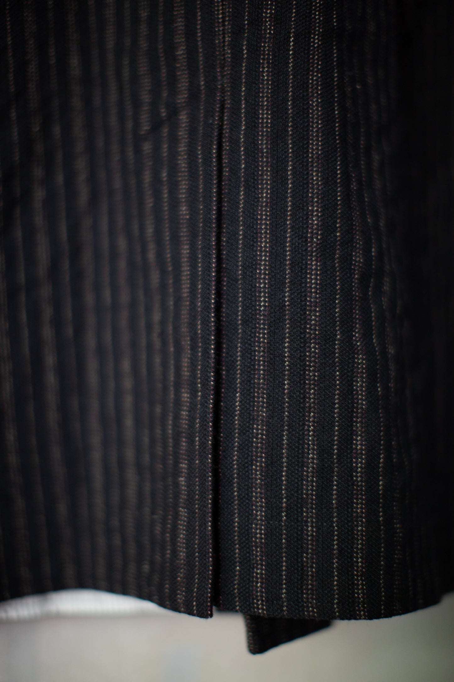 Black striped work jacket