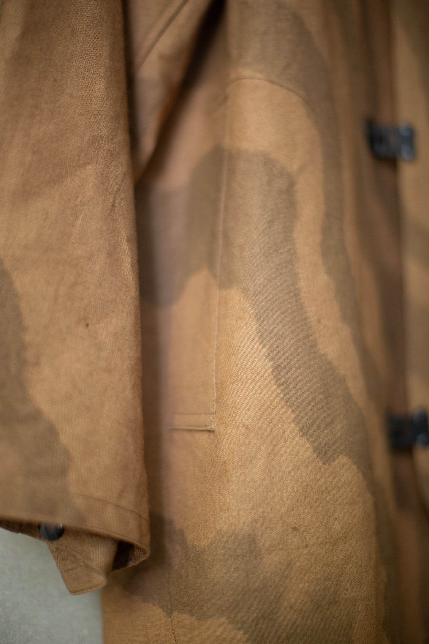 Kakishibu Suminagashi M-1918 Rain Coat