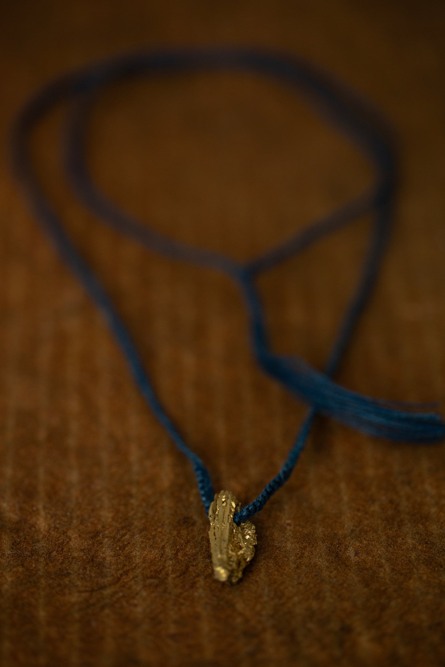 Hand Made Brass fragment necklace