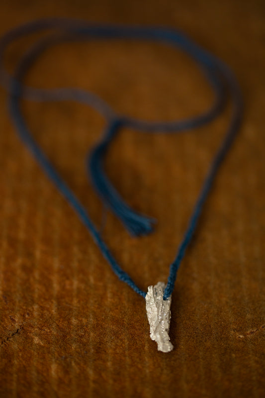 Hand Made silver fragment necklace