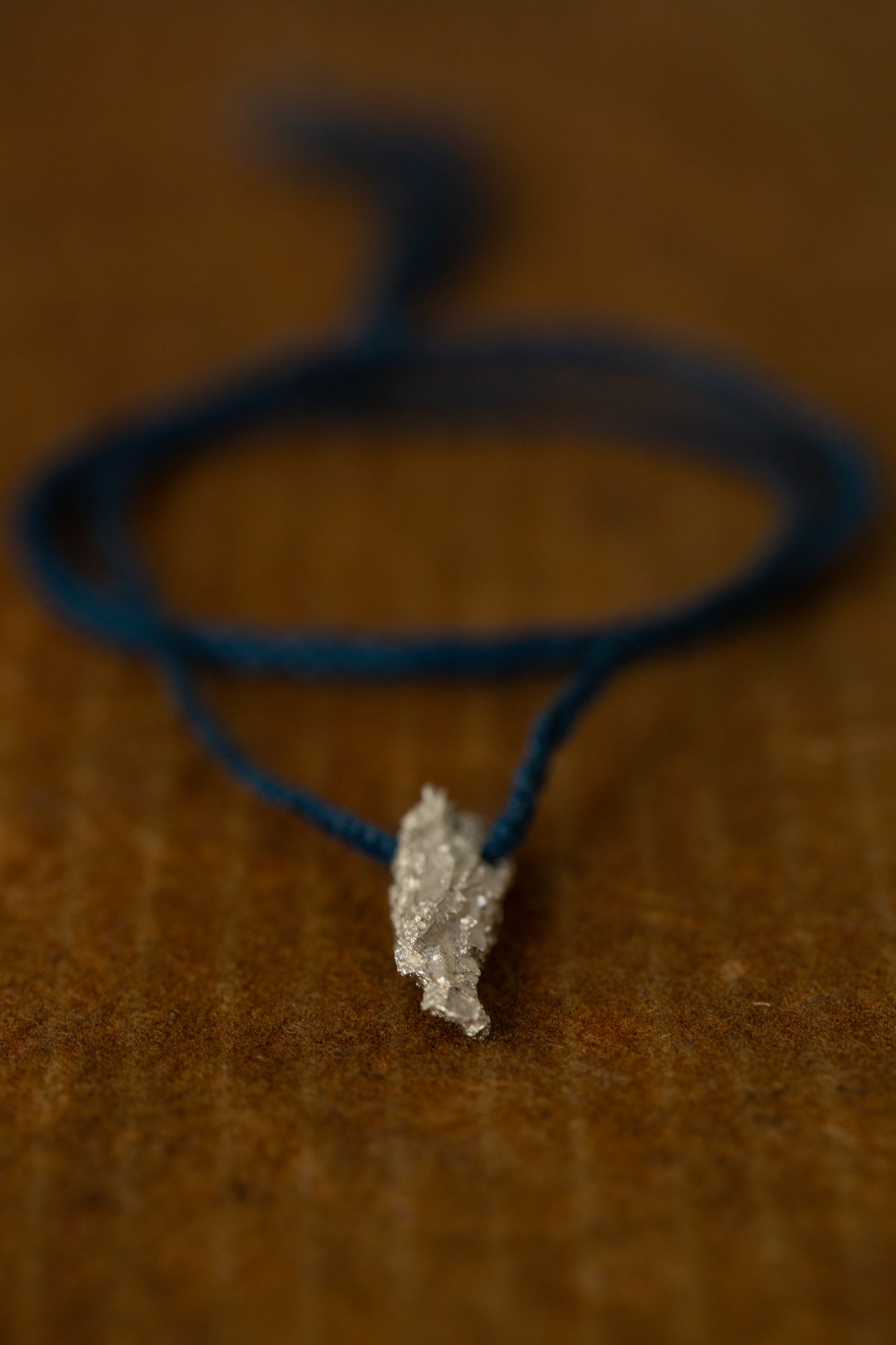 Hand Made silver fragment necklace