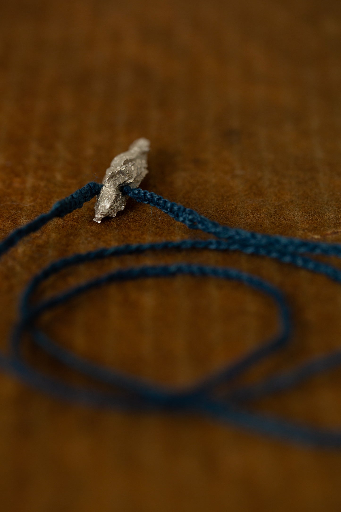 Hand Made silver fragment necklace