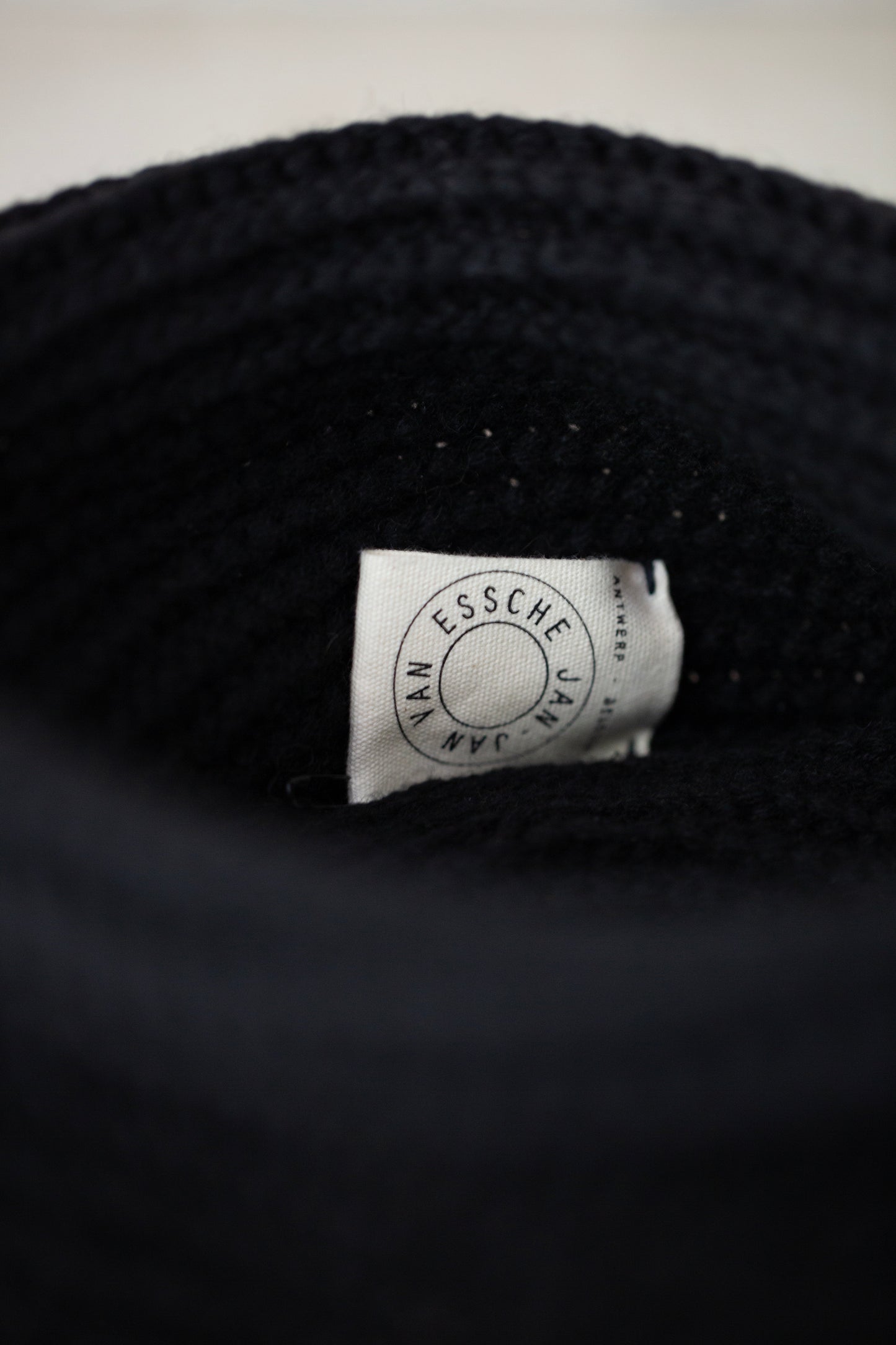 HAT#13 - BLACK YAK WOOL