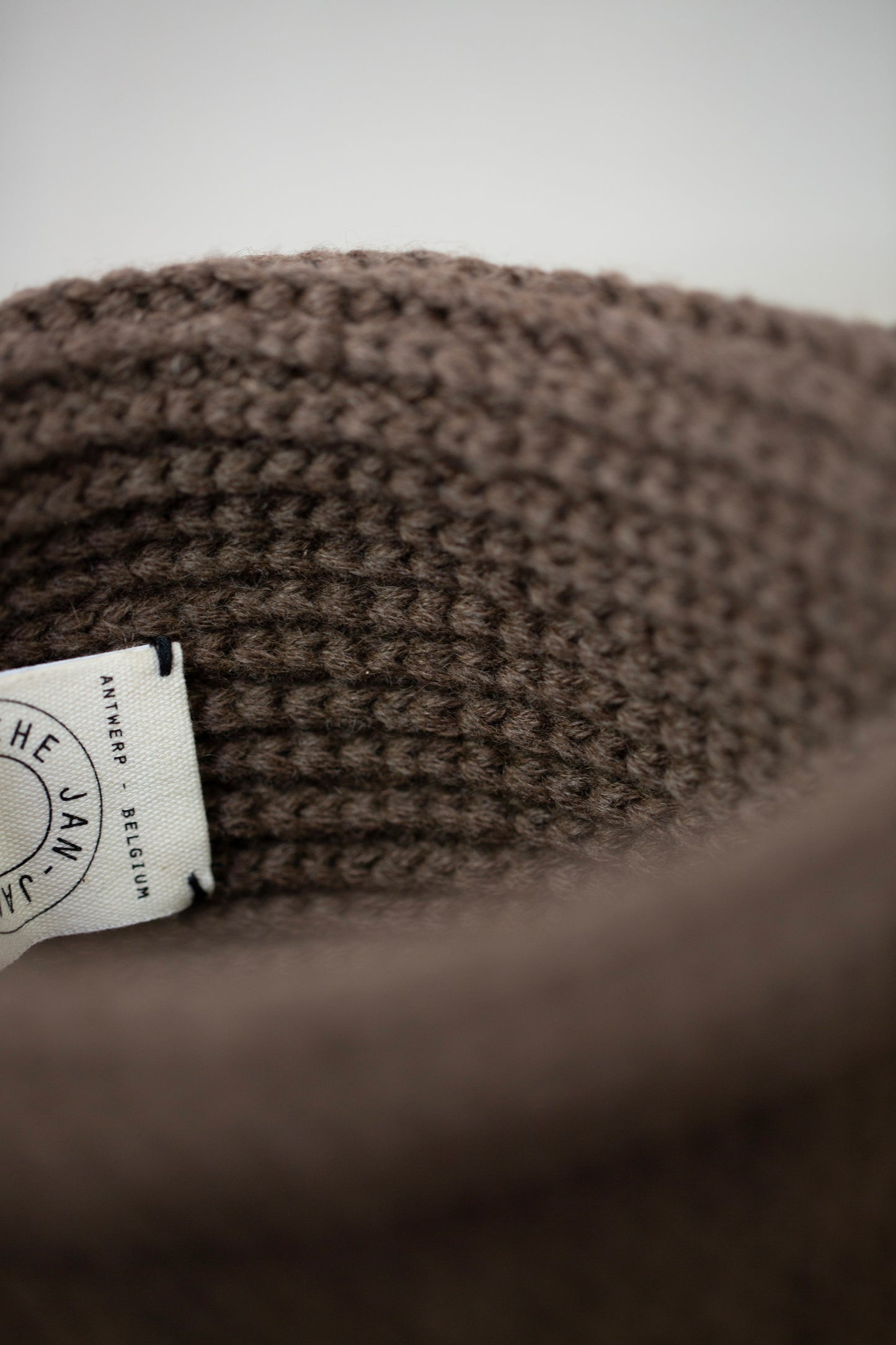 BEANIE#14 - LIGHT BROWN YAK WOOL