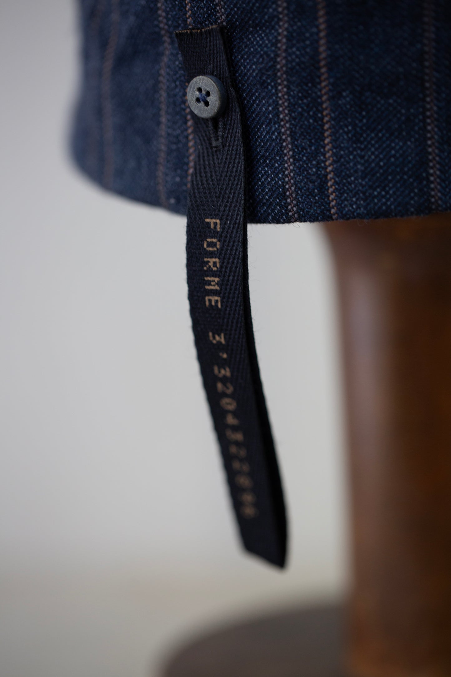 Indigo stripe Field Cap