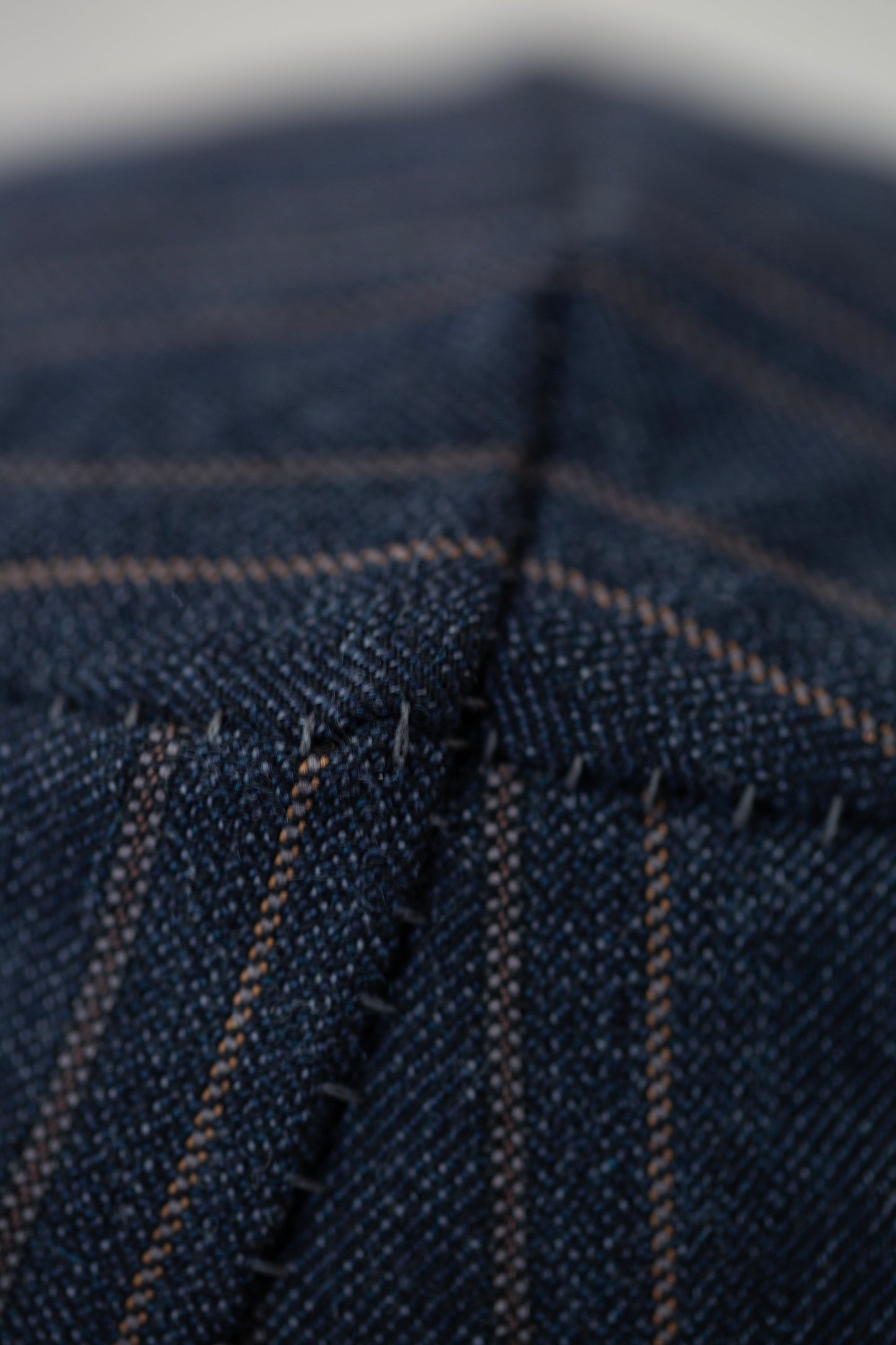 Indigo stripe Field Cap