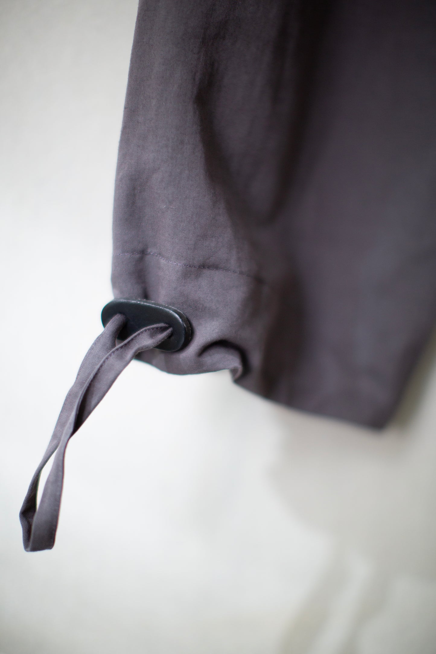 TROUSERS#94 - LEAD COTTON WOOL RAMIE FINE TWILL
