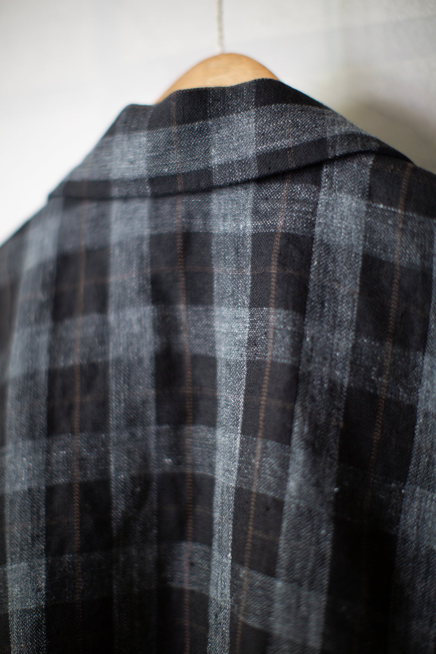 Field Shirt Two in Yarn Dye Linen Check