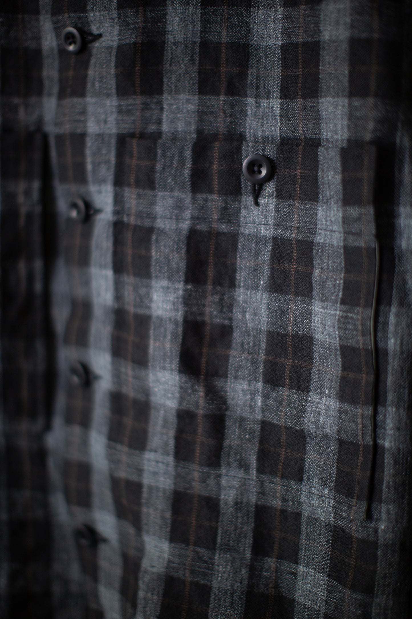 Field Shirt Two in Yarn Dye Linen Check