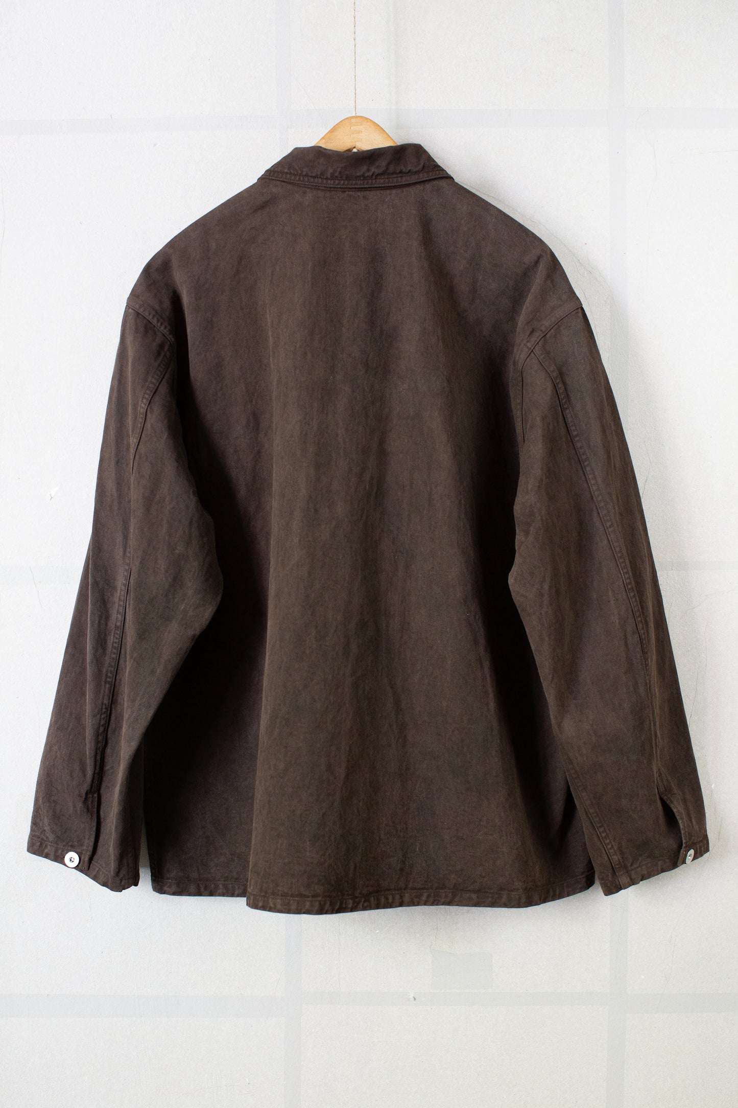 Mud dyed brown US Army M-35 Pullover