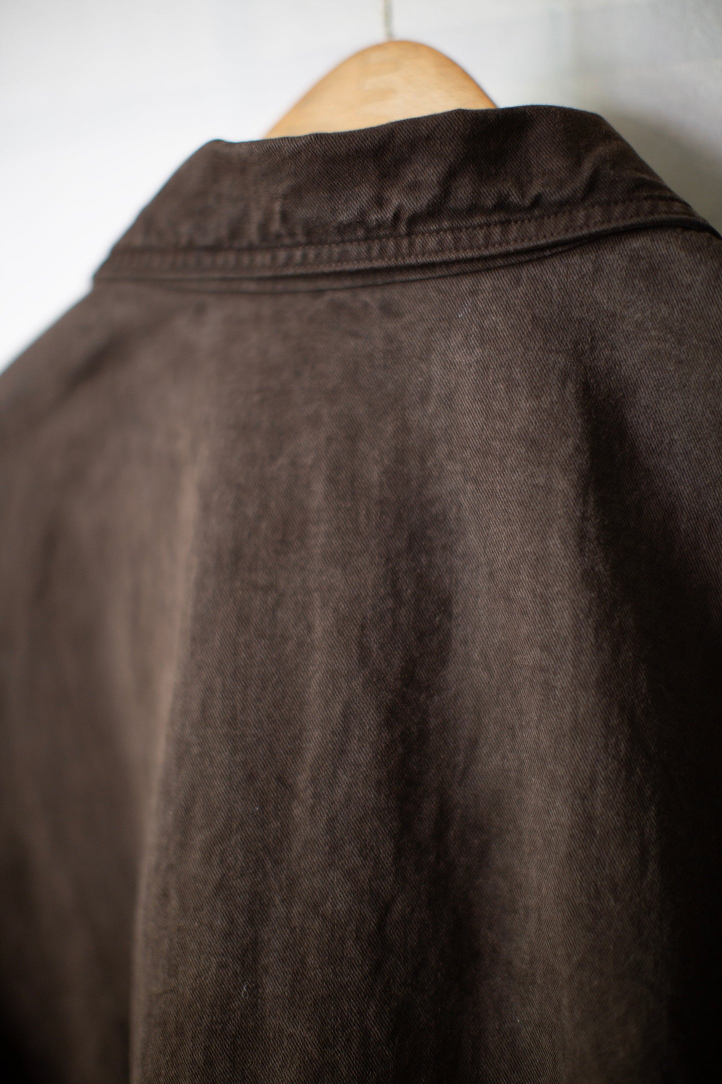 Mud dyed brown US Army M-35 Pullover