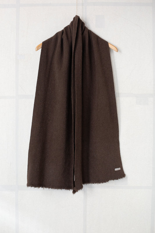 Nomad Brown Classic skinny scarf