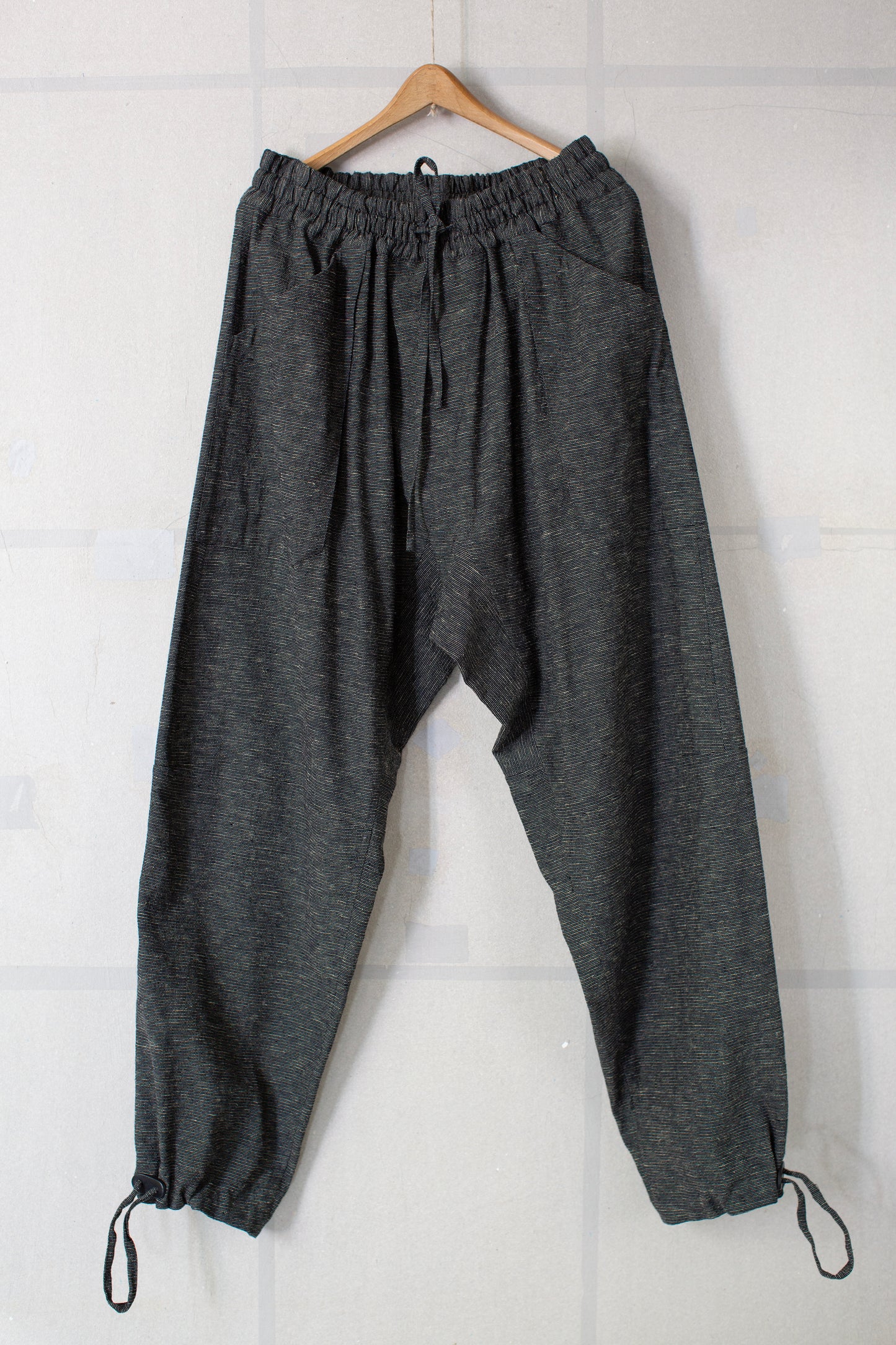 TROUSERS#94 - NOISE HEMP SILK COTTON STRIPES