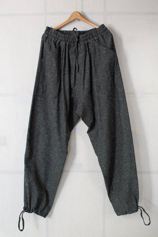 TROUSERS#94 - NOISE HEMP SILK COTTON STRIPES