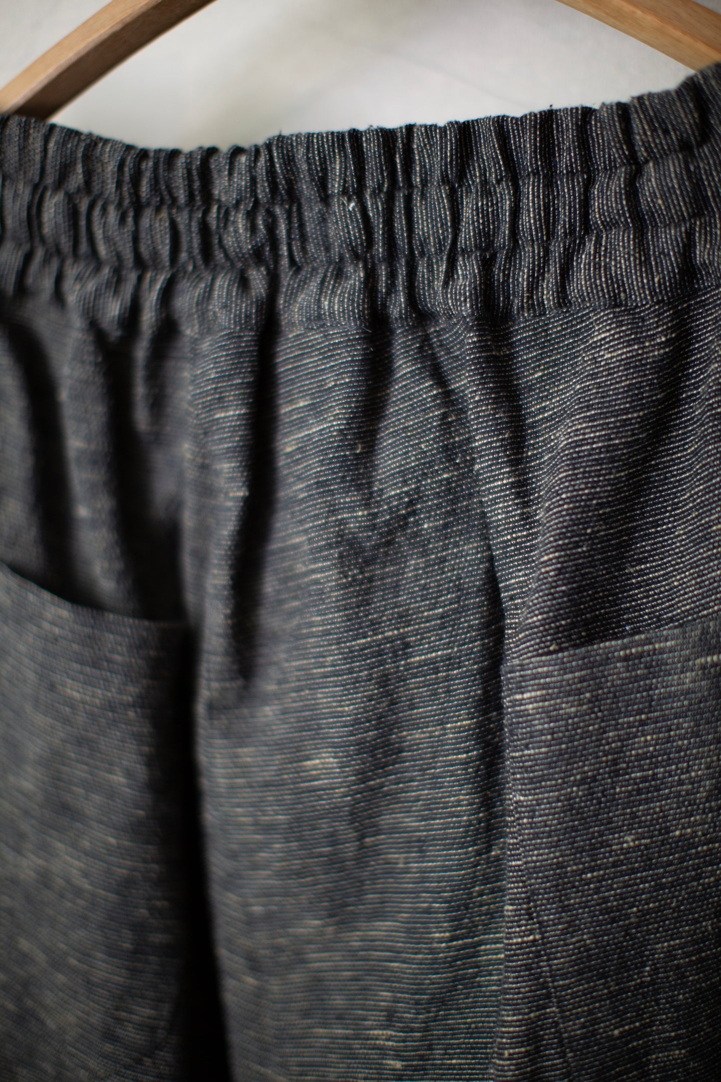 TROUSERS#94 - NOISE HEMP SILK COTTON STRIPES