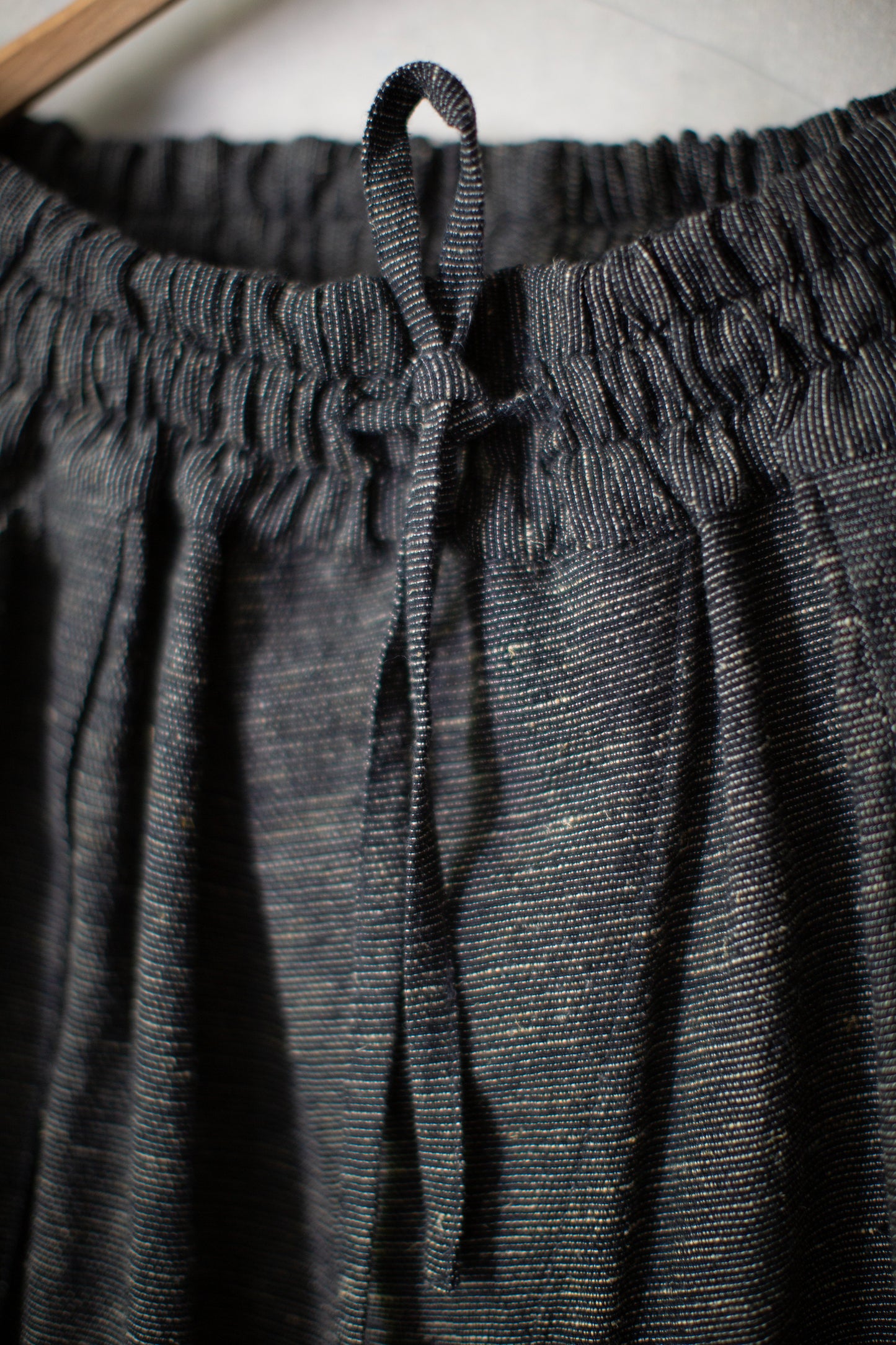 TROUSERS#94 - NOISE HEMP SILK COTTON STRIPES
