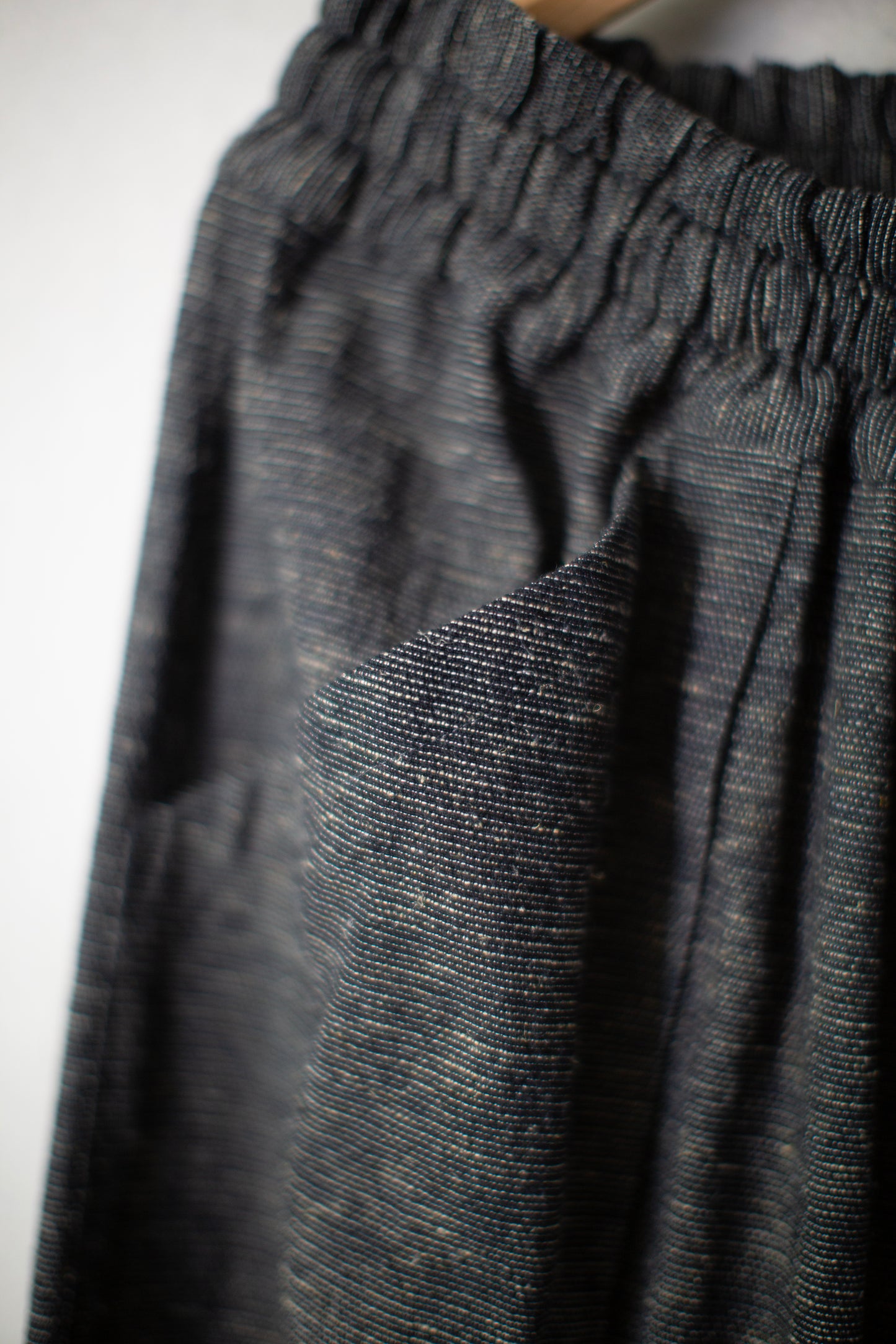TROUSERS#94 - NOISE HEMP SILK COTTON STRIPES