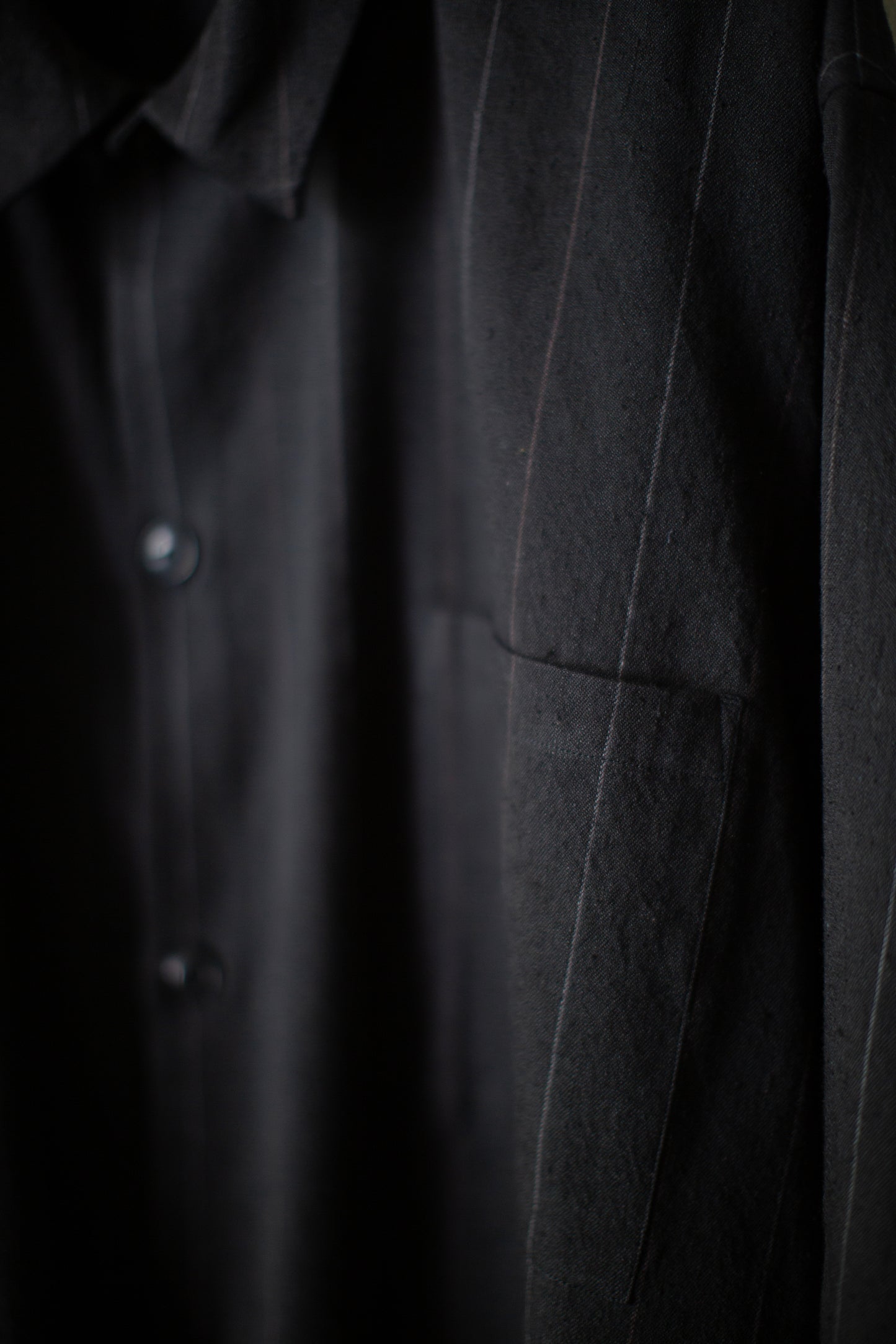 Stripe Work Shirt Jacket