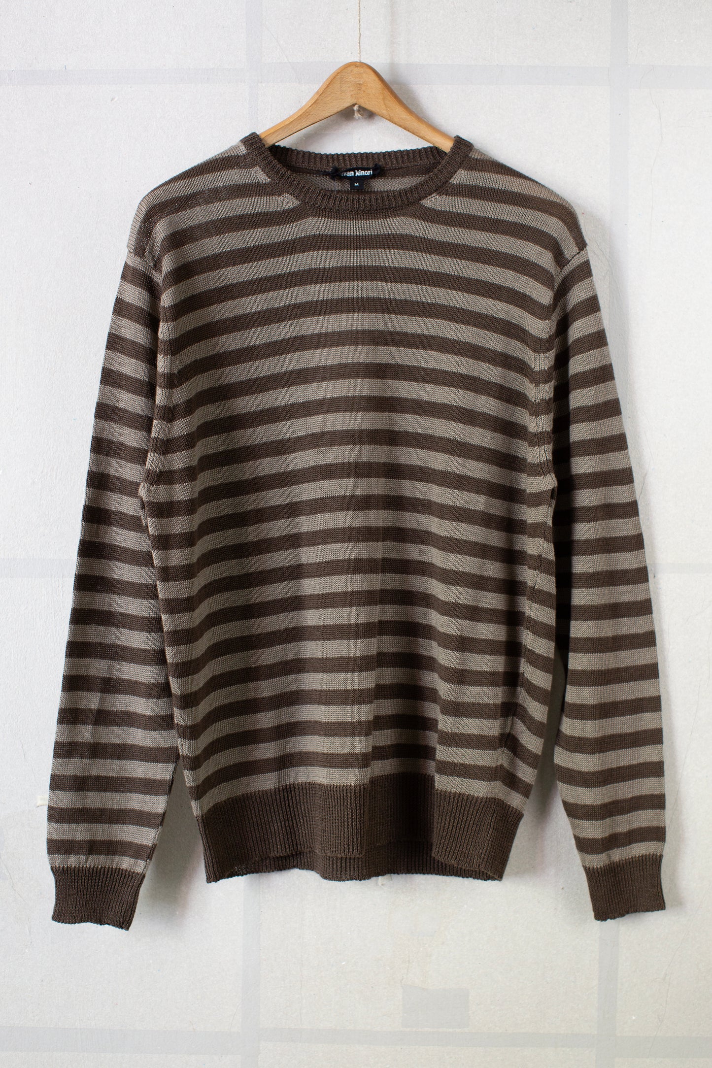 Brown/Taupe Thin Stripe Sweater