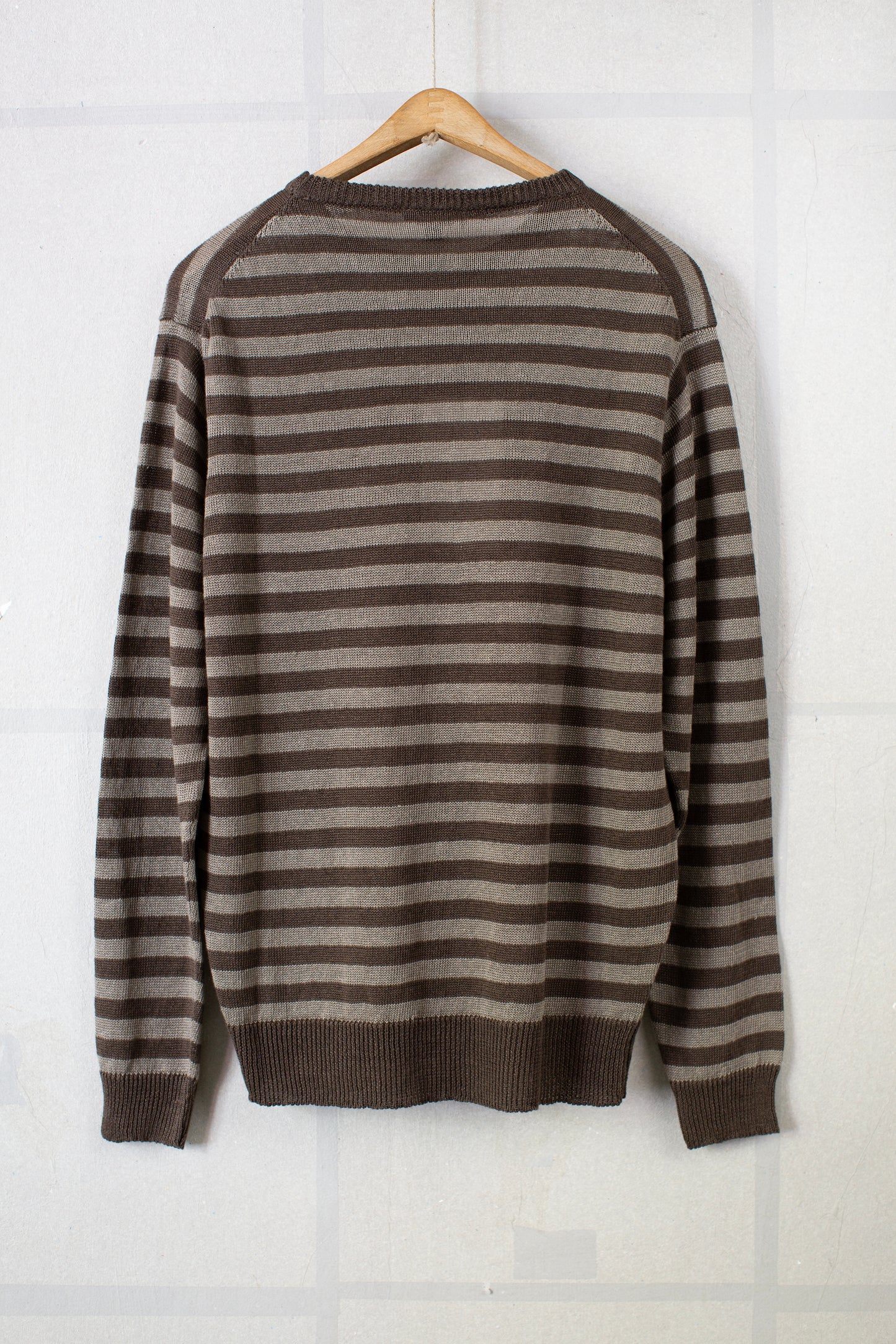 Brown/Taupe Thin Stripe Sweater