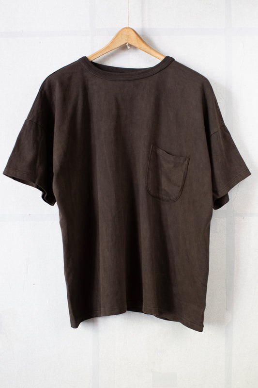 Mud dyed brown tee shirt