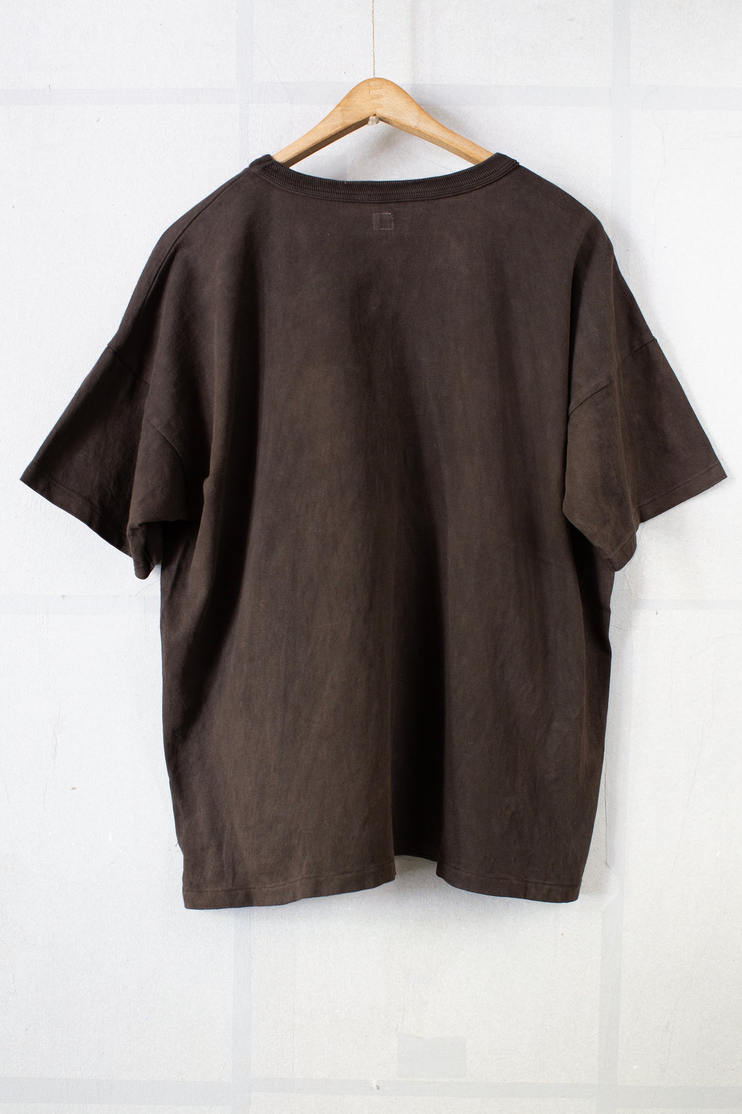 Mud dyed brown tee shirt
