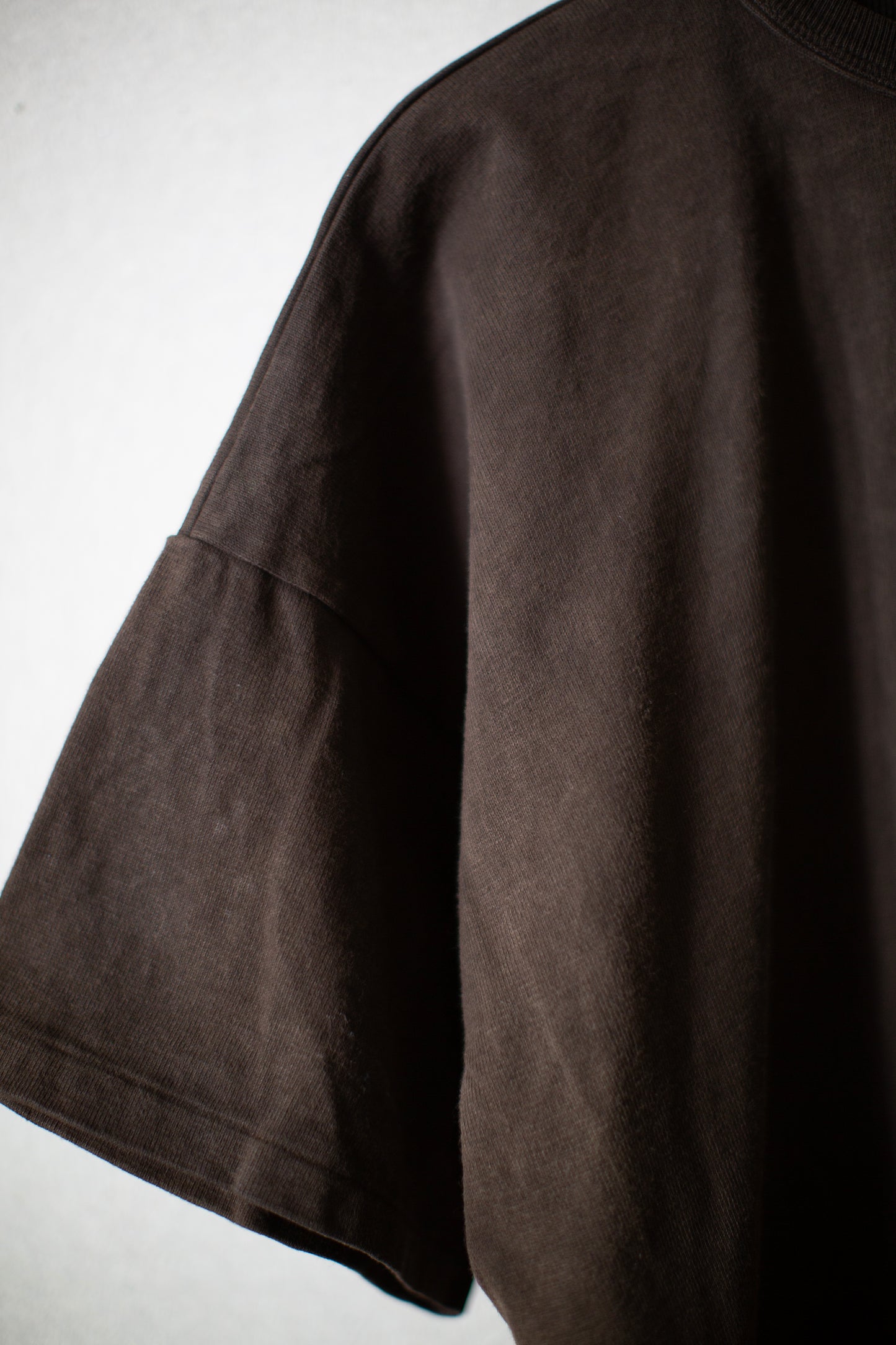 Mud dyed brown tee shirt
