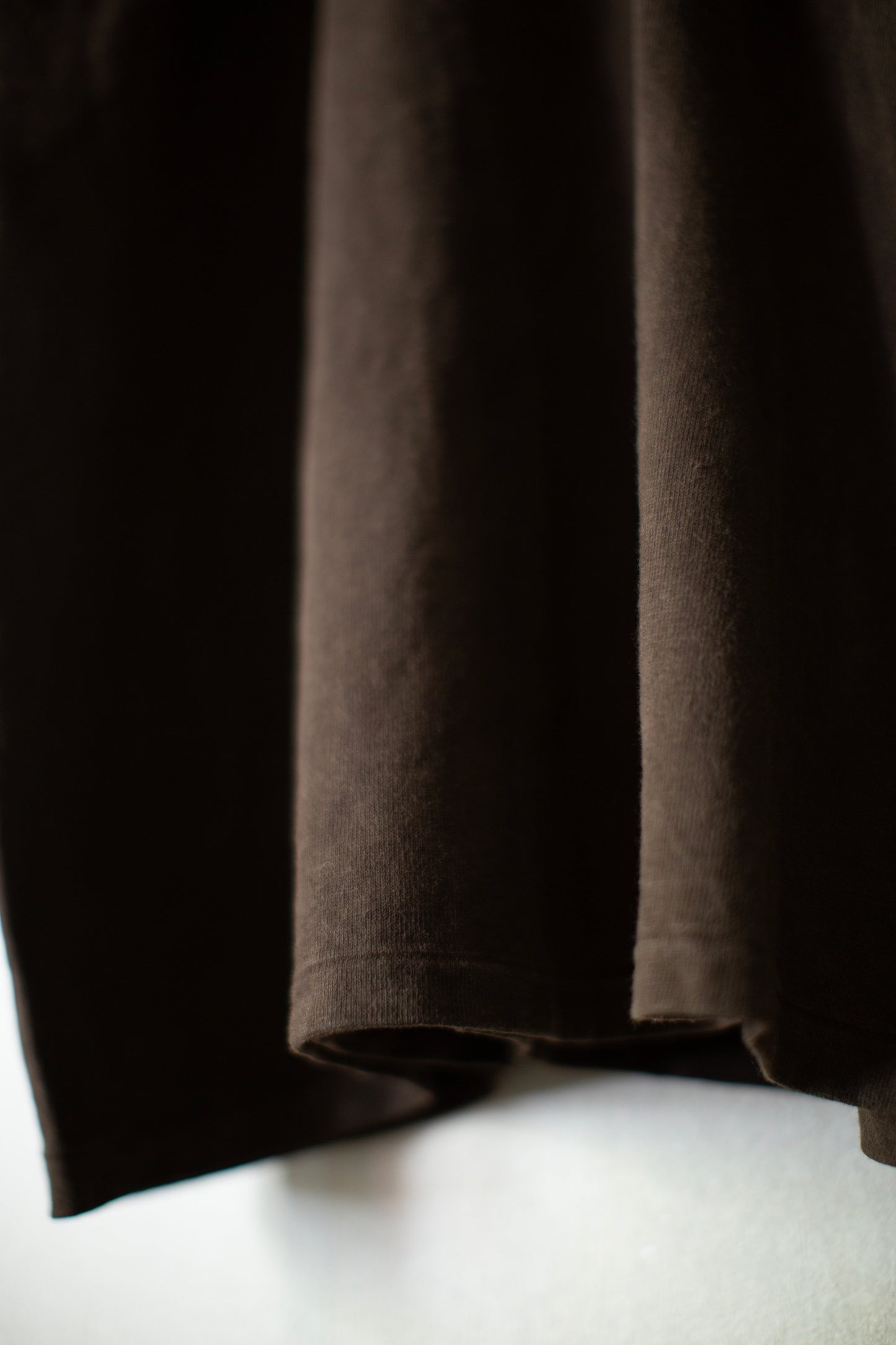 Mud dyed brown tee shirt