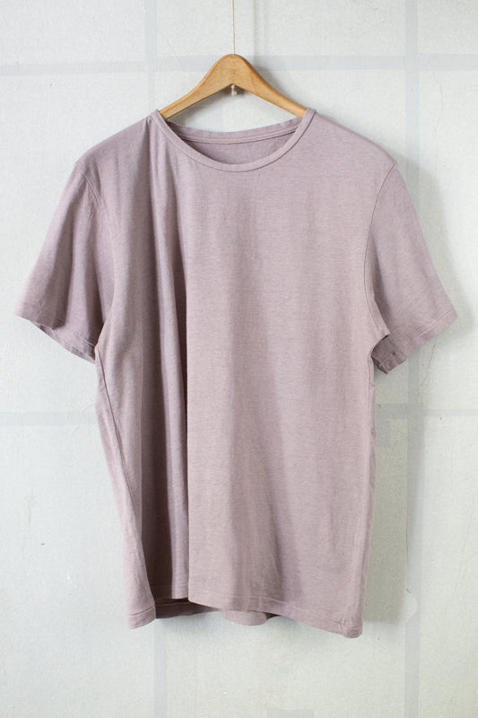 Short Sleeve tee in dark horse chestnut hemp jersey