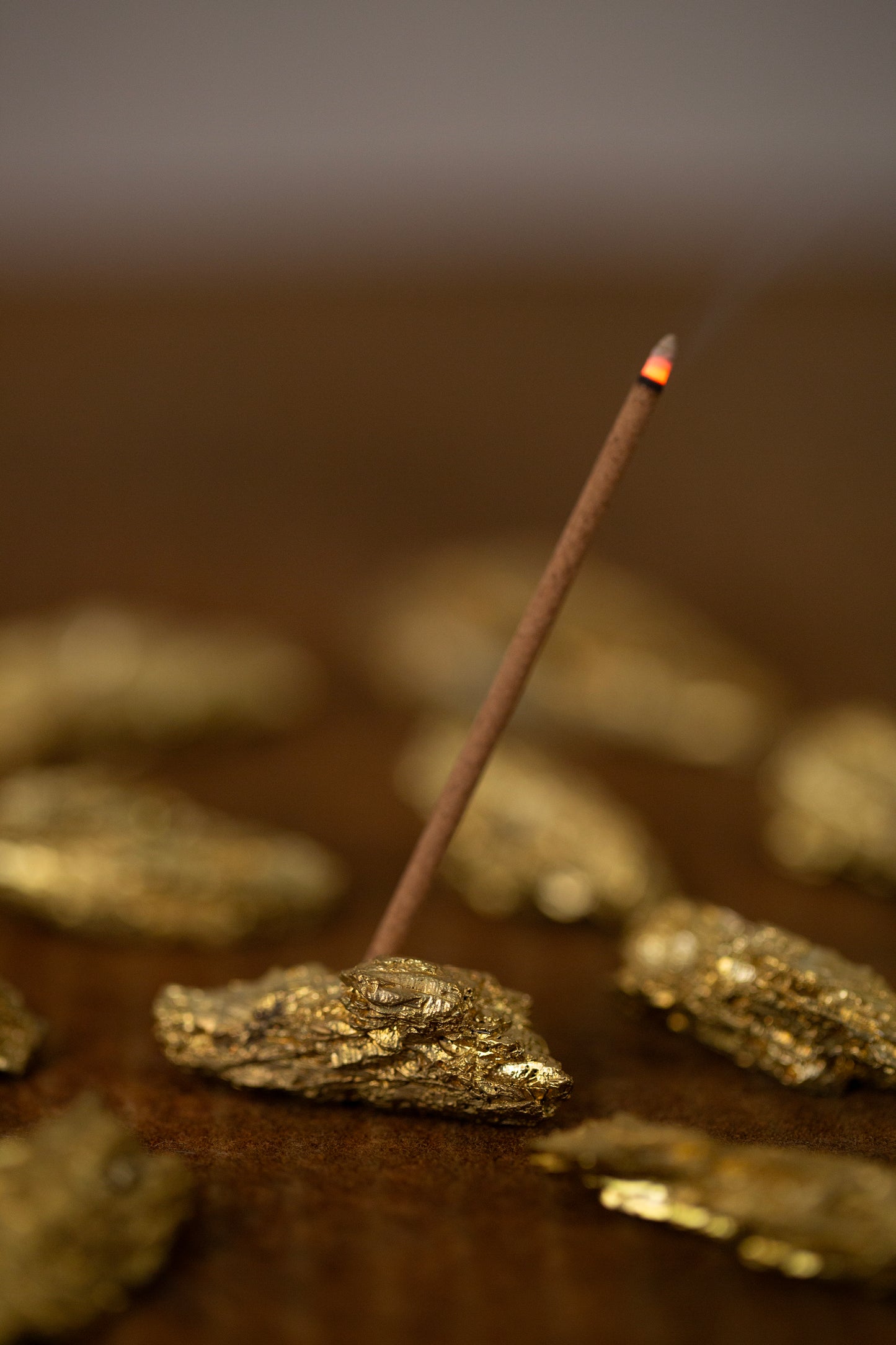 Hand Made Brass fragment incense holder