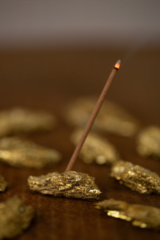 Hand Made Brass fragment incense holder