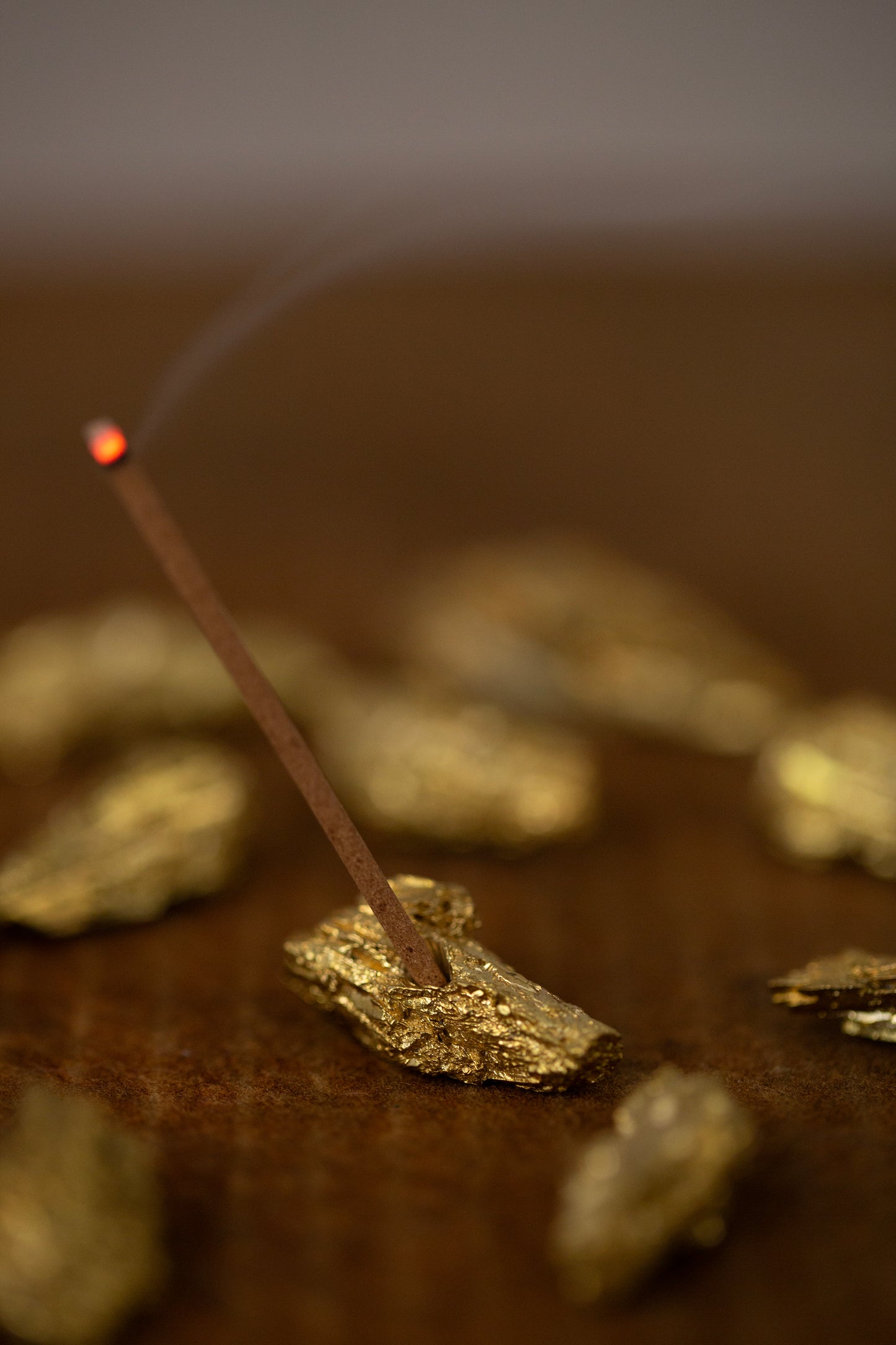 Hand Made Brass fragment incense holder