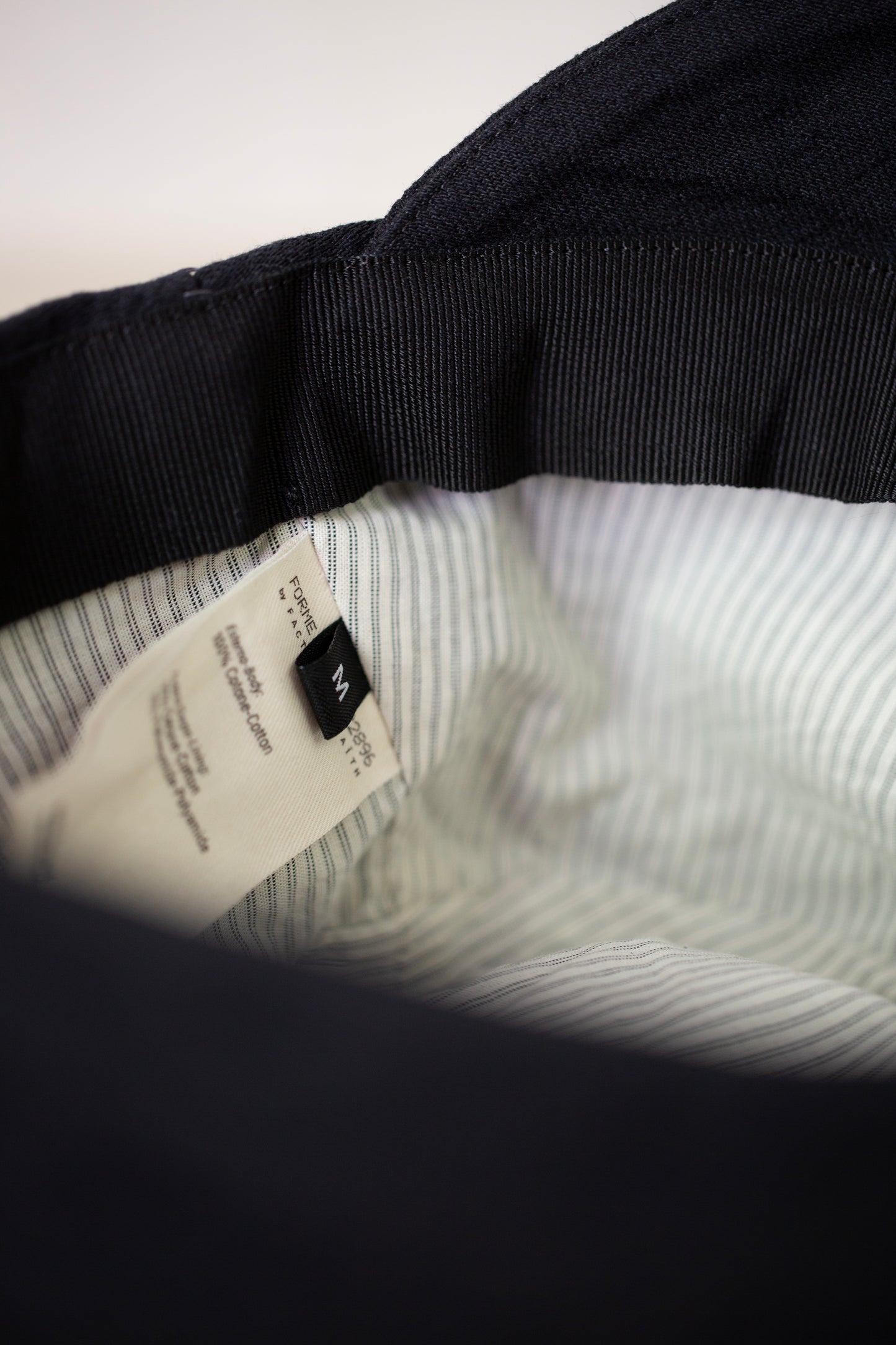 Washed black Field Cap