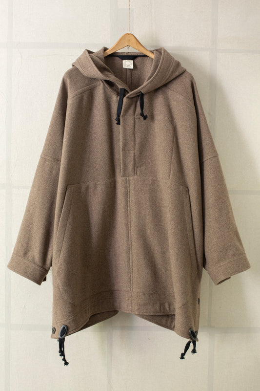 JACKET#54 - NATURAL BROWN YAK WOOL