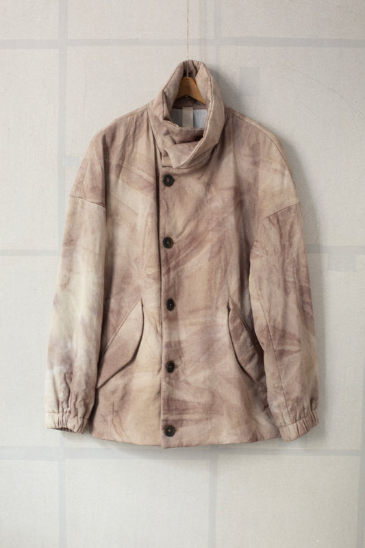 Honey padded bomber coat