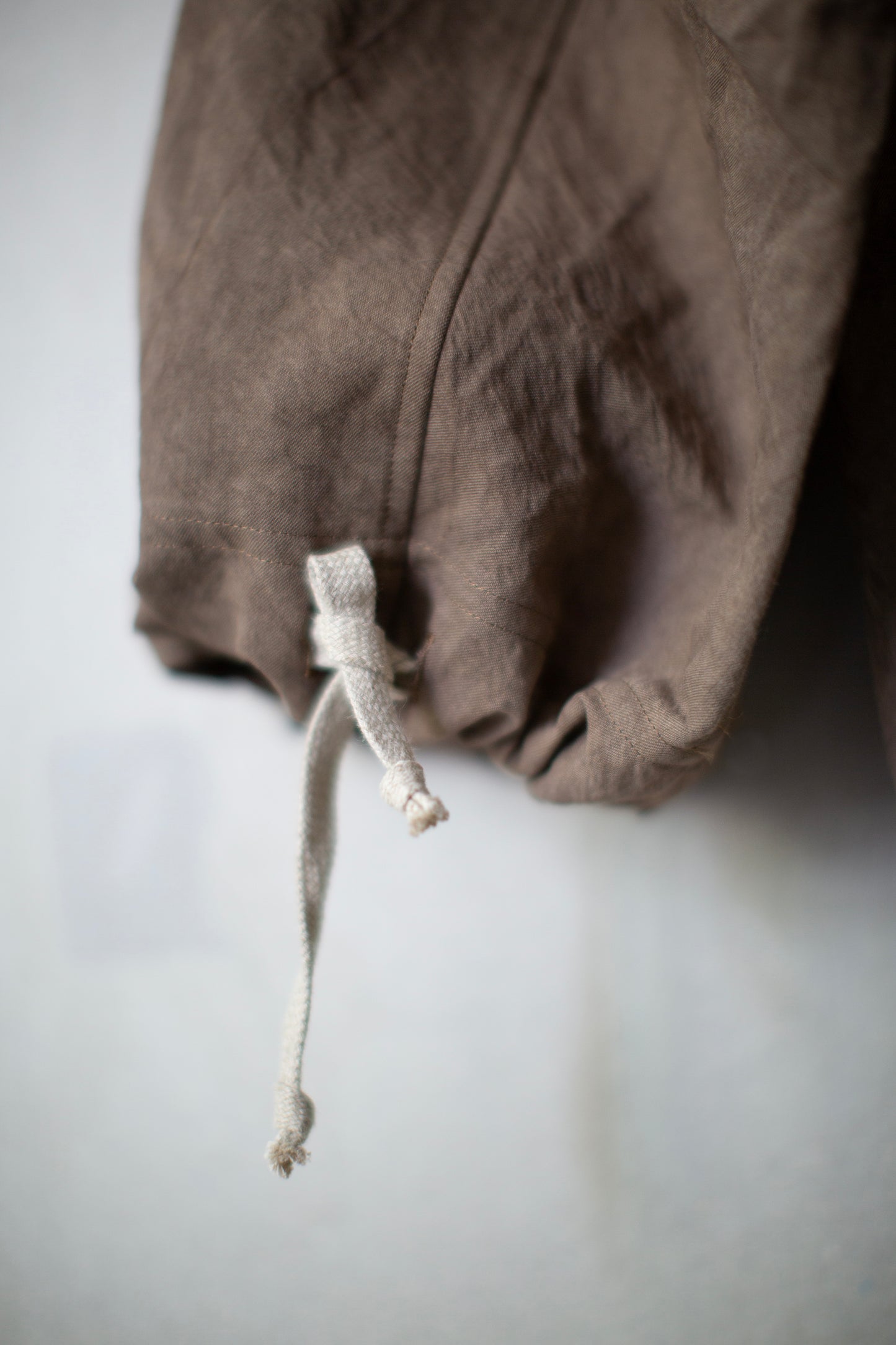 mud cotton paper twill hooded shirt jacket