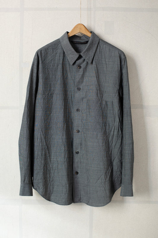Grey utility relaxed shirt