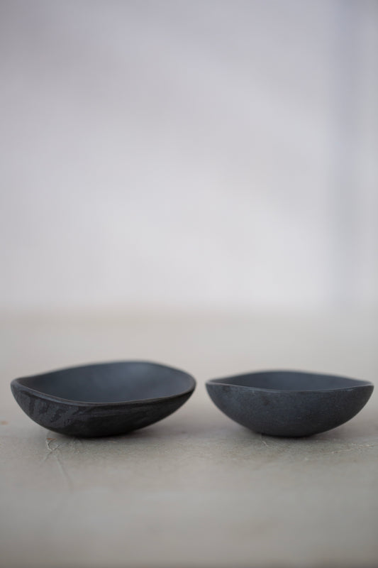 small black marble tray